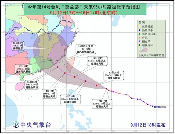 超強(qiáng)臺(tái)風(fēng)莫蘭蒂