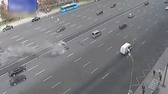 普京專車發生車禍
