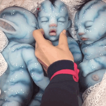 阿凡達(dá)嬰兒走紅