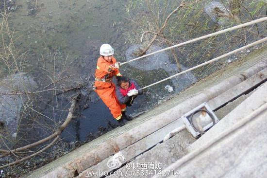 河水太淺自殺失敗