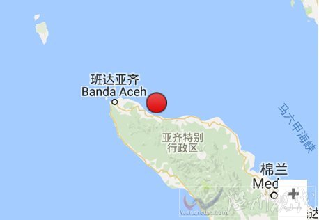 印尼發生6.8級地震