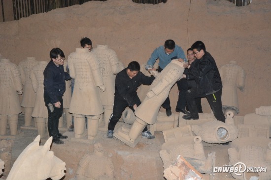 山寨兵馬俑被銷毀
