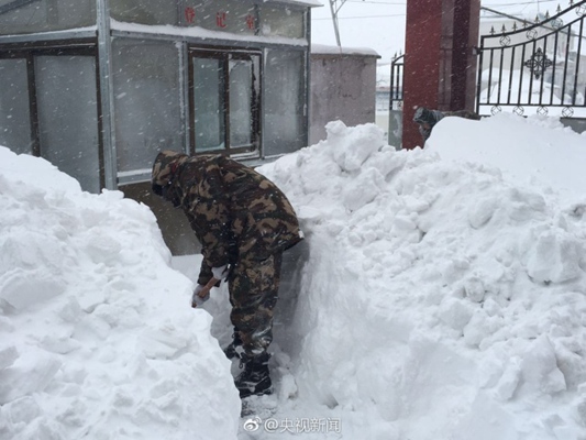 甘肅等【4省區(qū)】遭暴雪 中東部開啟降溫模式