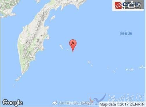 俄羅斯7.8級(jí)地震