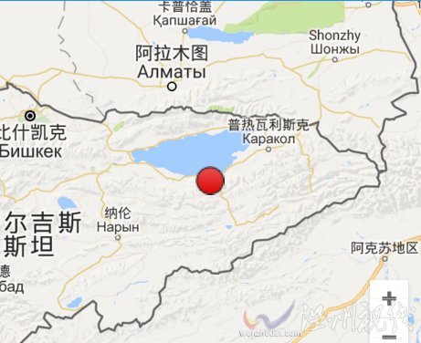 吉爾吉斯斯坦4.5級地震