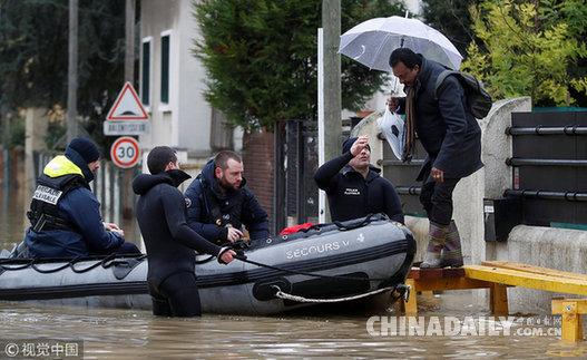 法國(guó)巴黎洪水泛濫