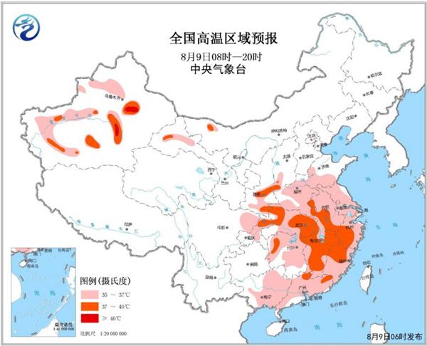 高溫預(yù)警圖
