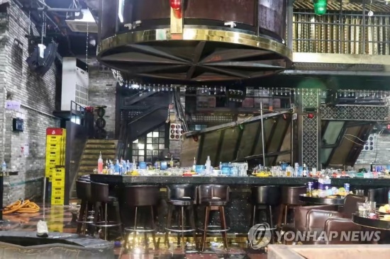 韓國光州酒吧坍塌