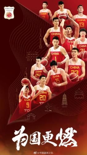 中國男籃大名單出爐 圖片來源：中國籃球之隊官方微博