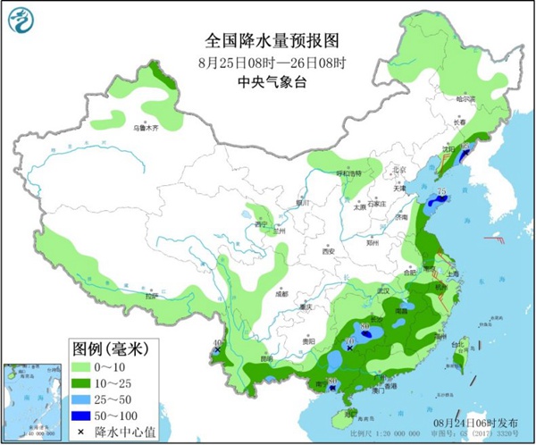 今天東北雨勢最猛大到暴雨成片 臺風(fēng)“巴威”繼續(xù)北上