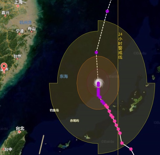 浙江上海等地沿海將有7-9級大風