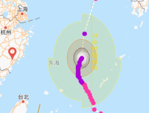 浙江大風預警
