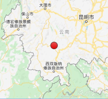 云南普洱市景谷縣發(fā)生3.0級地震