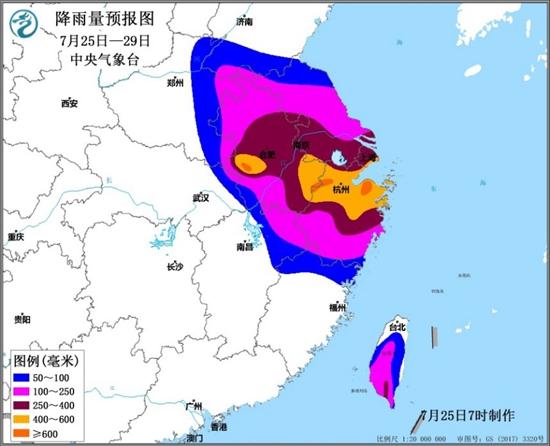 臺風煙花登陸舟山