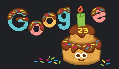 谷歌23歲生日快樂