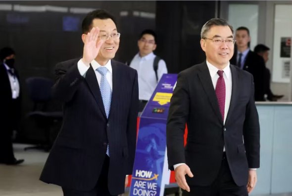 中國新任駐美大使抵達紐約